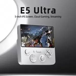 GAMEMT E5 Ultra وحدات تحكم الألعاب 5 "1280*720 60 هرتز IPS شاشة تعمل باللمس 5000 مللي أمبير في الساعة عصا التحكم المحمولة أندرويد وحدات التحكم المحمولة