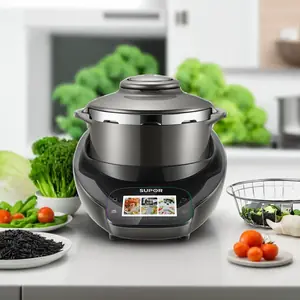 روبوت الطبخ الأوتوماتيكي SUPOR بقوة 220 فولت SY50MT01 ماكينة الطاهي الذكية ذات سعة كبيرة Cook3 Pro CBA