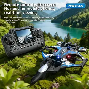 2026 جديد YP5MAX RC رغوة طائرة 2.4GWIFI مقاتلة حيلة تراجع هليكوبتر مع أضواء LED ملونة اللعب