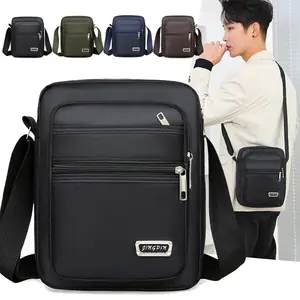 حقيبة كتف نايلون للرجال والنساء ، تخزين السفر عادية ، حقائب رسول ، Crossbody ، جديد