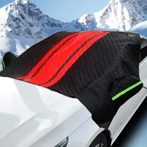 Sedam/SUV رشاقته سيارة في الهواء الطلق غطاء الثلوج سيارة الخارجي الزجاج الأمامي هود غطاء للحماية سنوبروف مكافحة الصقيع ظلة حامي