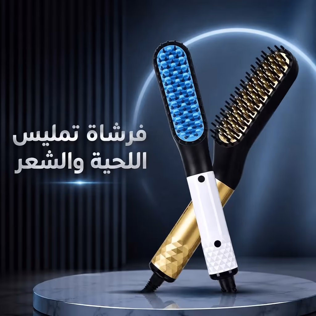جهاز تمليس للشعر و اللحية متعدد الوظائف للرجال بمشط كهربائي ساخن 1